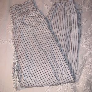 aerie flowy striped pants